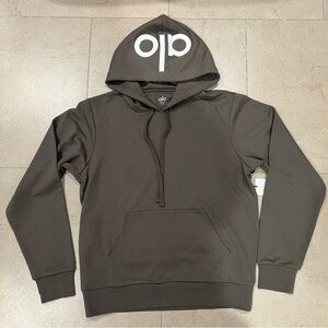 Alo Men’s Caliber Hoodie in Olive Branch Size M